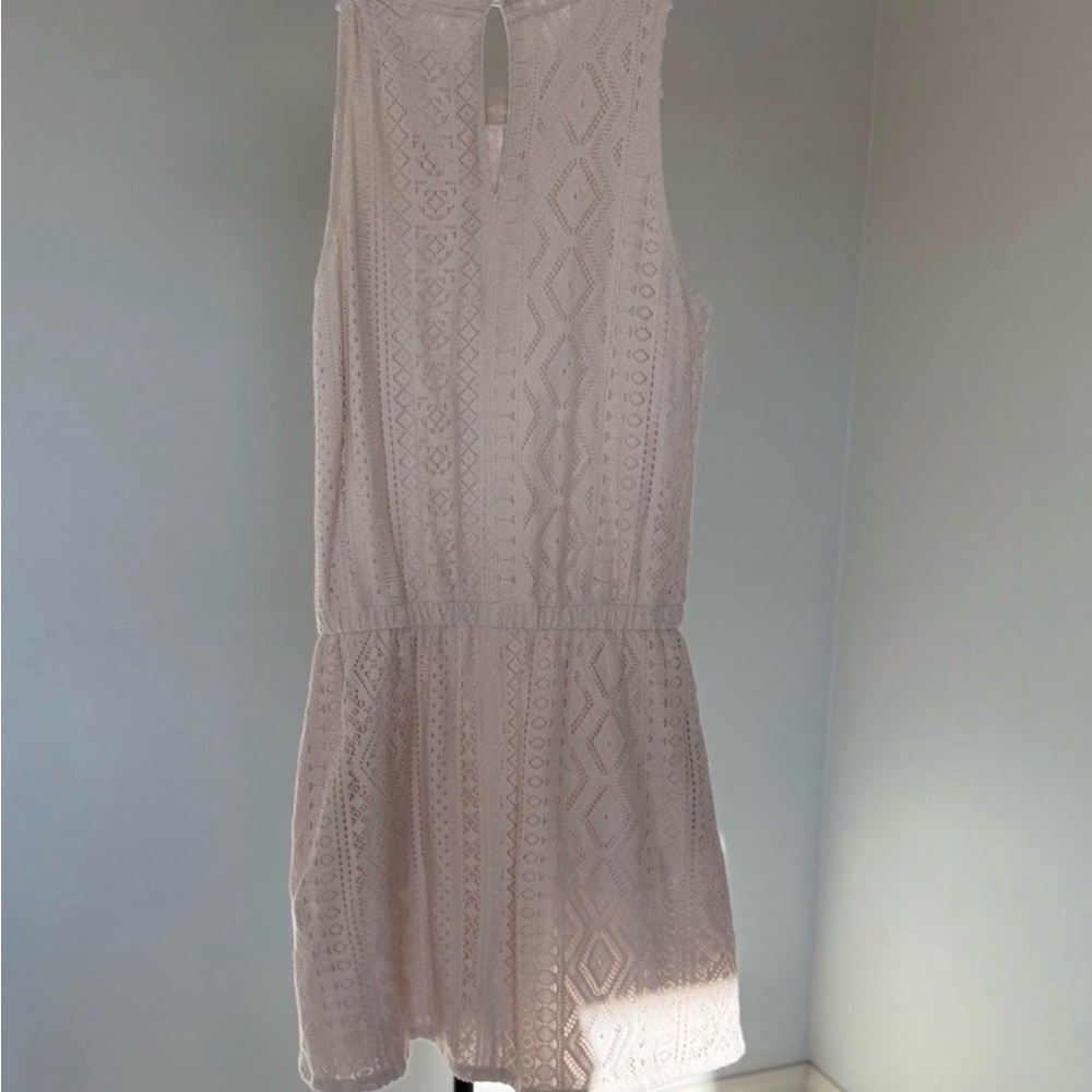 Splendid Collection Blush/Cream Lace Dress XS Romantic Sleeveless